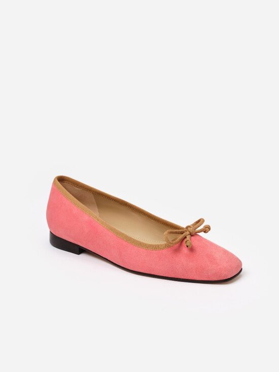 J. McLaughlin Shoes - J McLaughlin Viola Suede Ballet Flats - Pink NEW